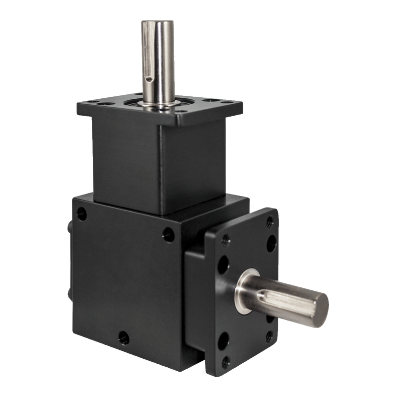 Spiral Bevel Right Angle Gearboxes, 1:1 or 2:1 Ratio